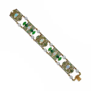 Ren?? Lalique "Thistle of Lorraine" Bracelet