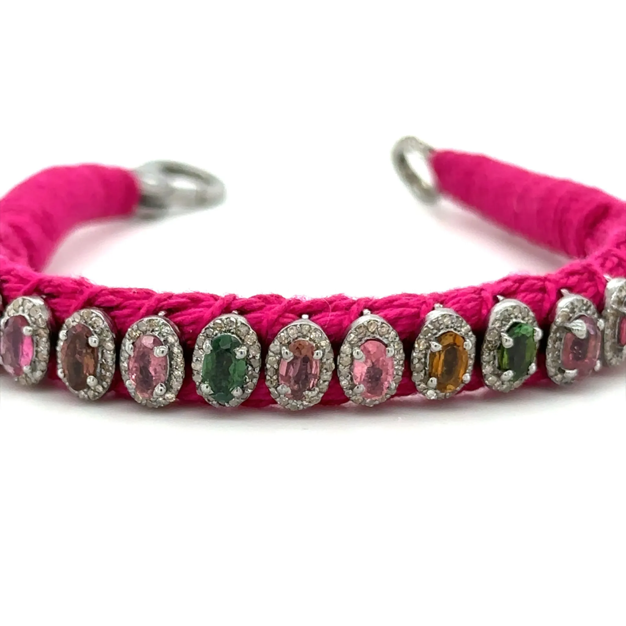 Rio Diamond & Tourmaline Fuchsia Bracelet
