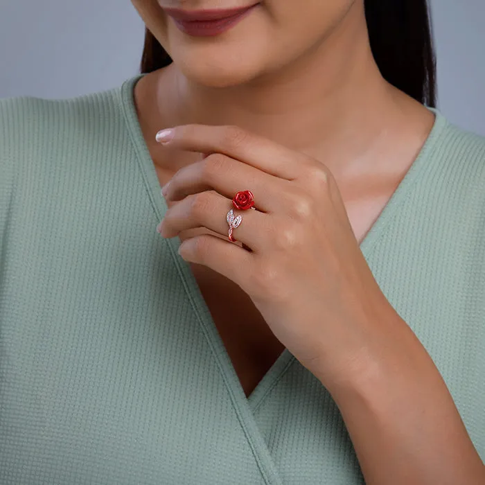 Rose Gold My Floral Ring