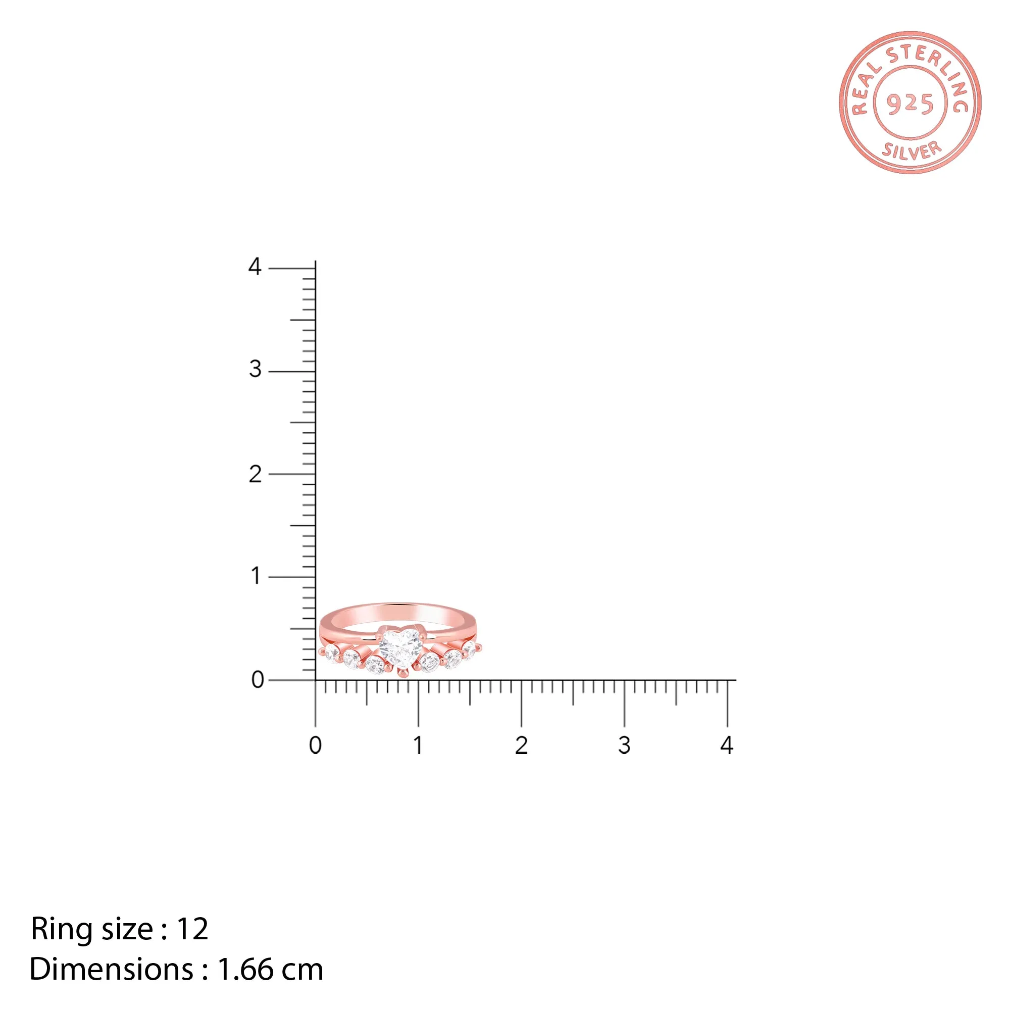 Rose Gold Unstoppable Love Ring