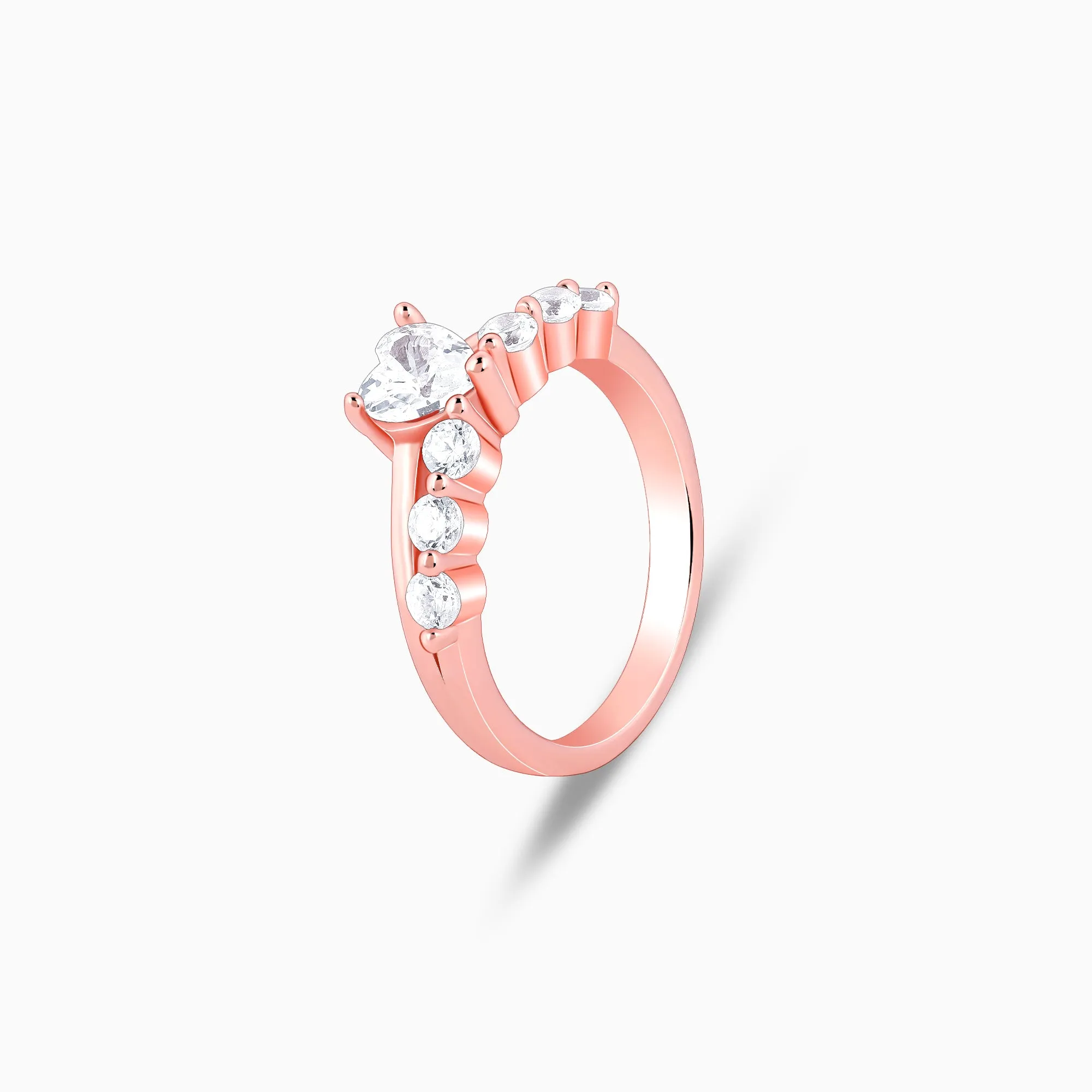 Rose Gold Unstoppable Love Ring