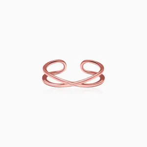 Rose Gold Weave Ring