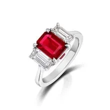 Ruby and Diamond Ring