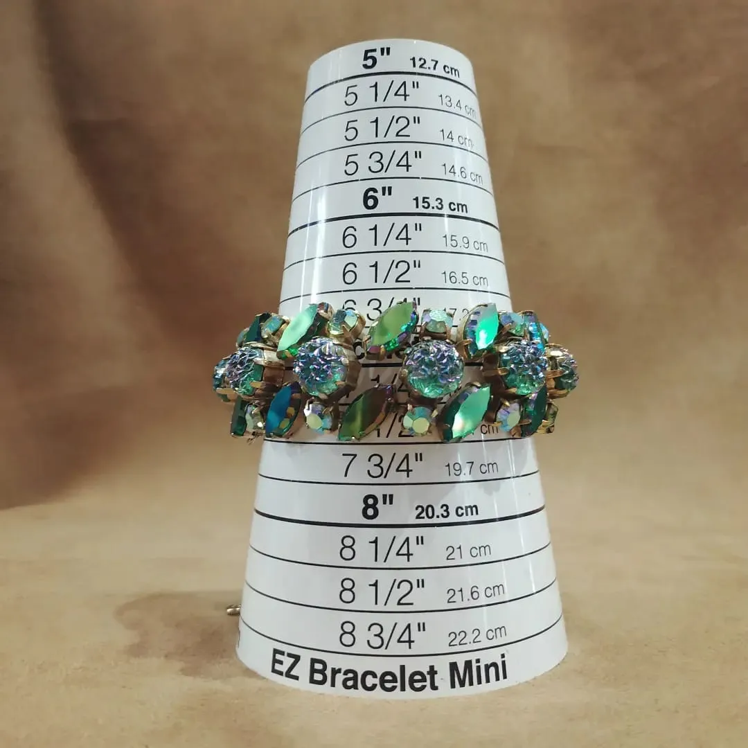 Schiaparelli Green Borealis Vintage Bracelet