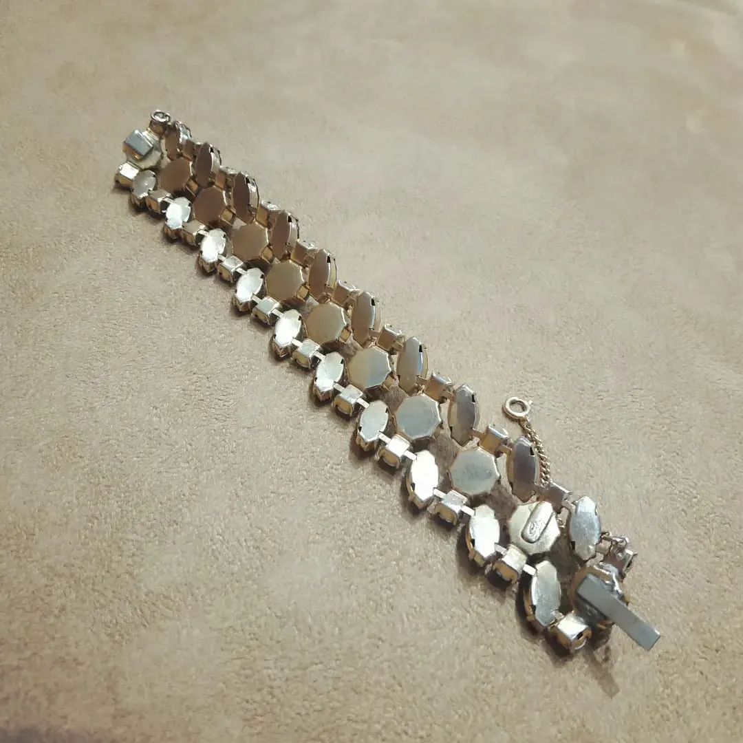 Schiaparelli Green Borealis Vintage Bracelet