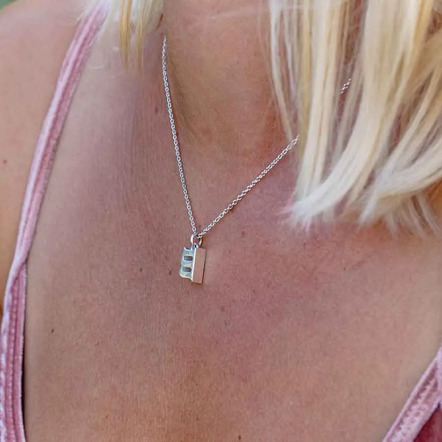 Seed h Silver Necklace