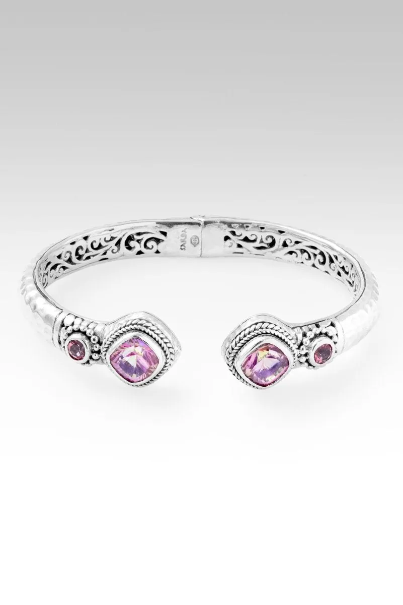 Serene Spirit Tip-to-Tip Bracelet? in Rainbow Sherbet? Mystic Quartz & Pale Plum? Mystic Topaz