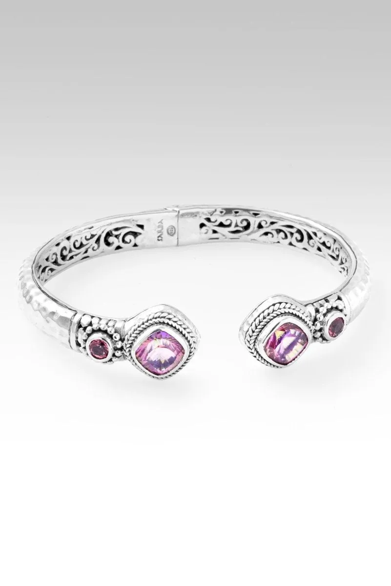 Serene Spirit Tip-to-Tip Bracelet? in Rainbow Sherbet? Mystic Quartz & Pale Plum? Mystic Topaz