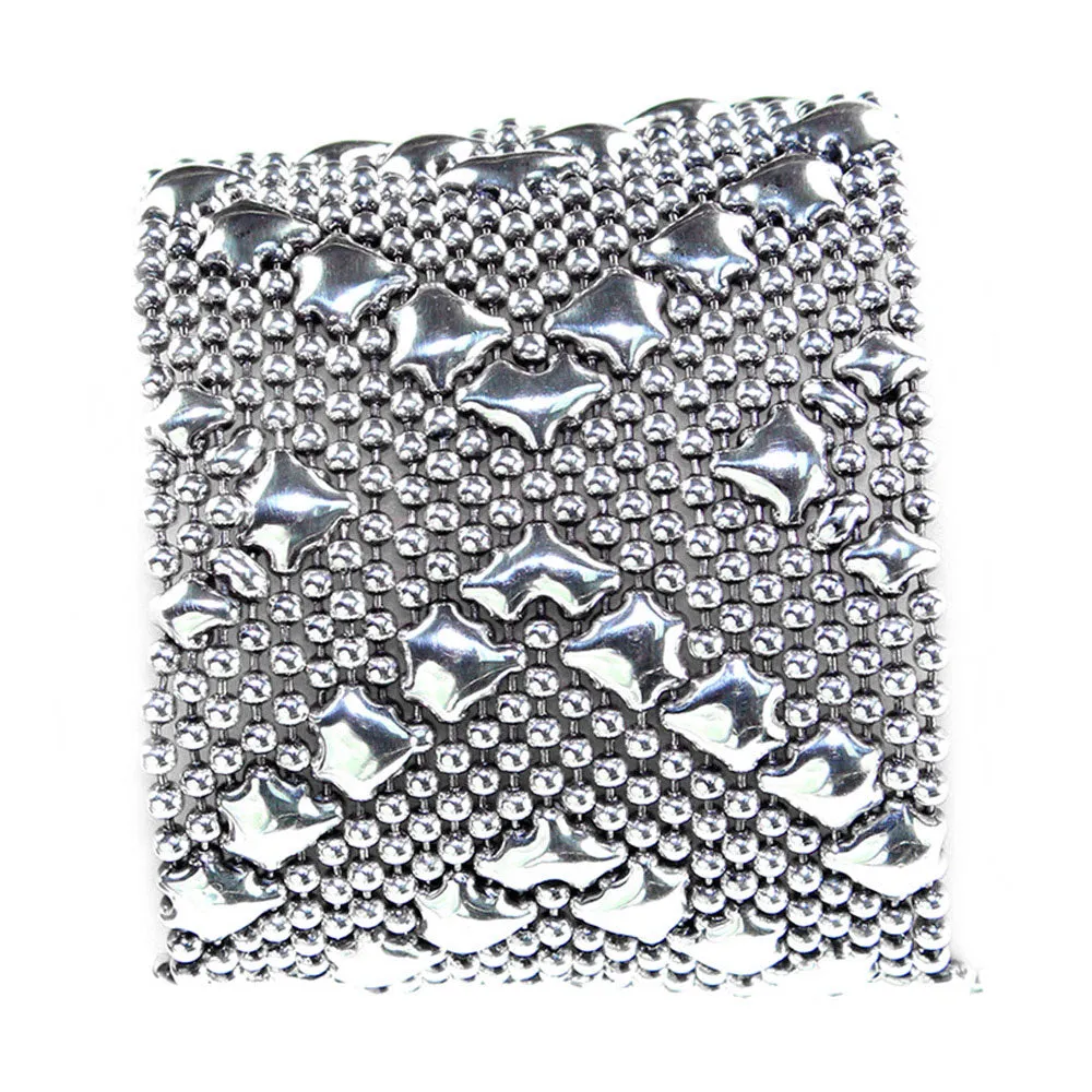 SG Liquid Metal B108-AS Antique Silver Bracelet by Sergio Gutierrez