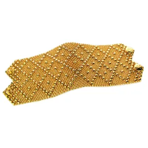 SG Liquid Metal B26?CAG Antique Gold Finish Bracelet by Sergio Gutierrez