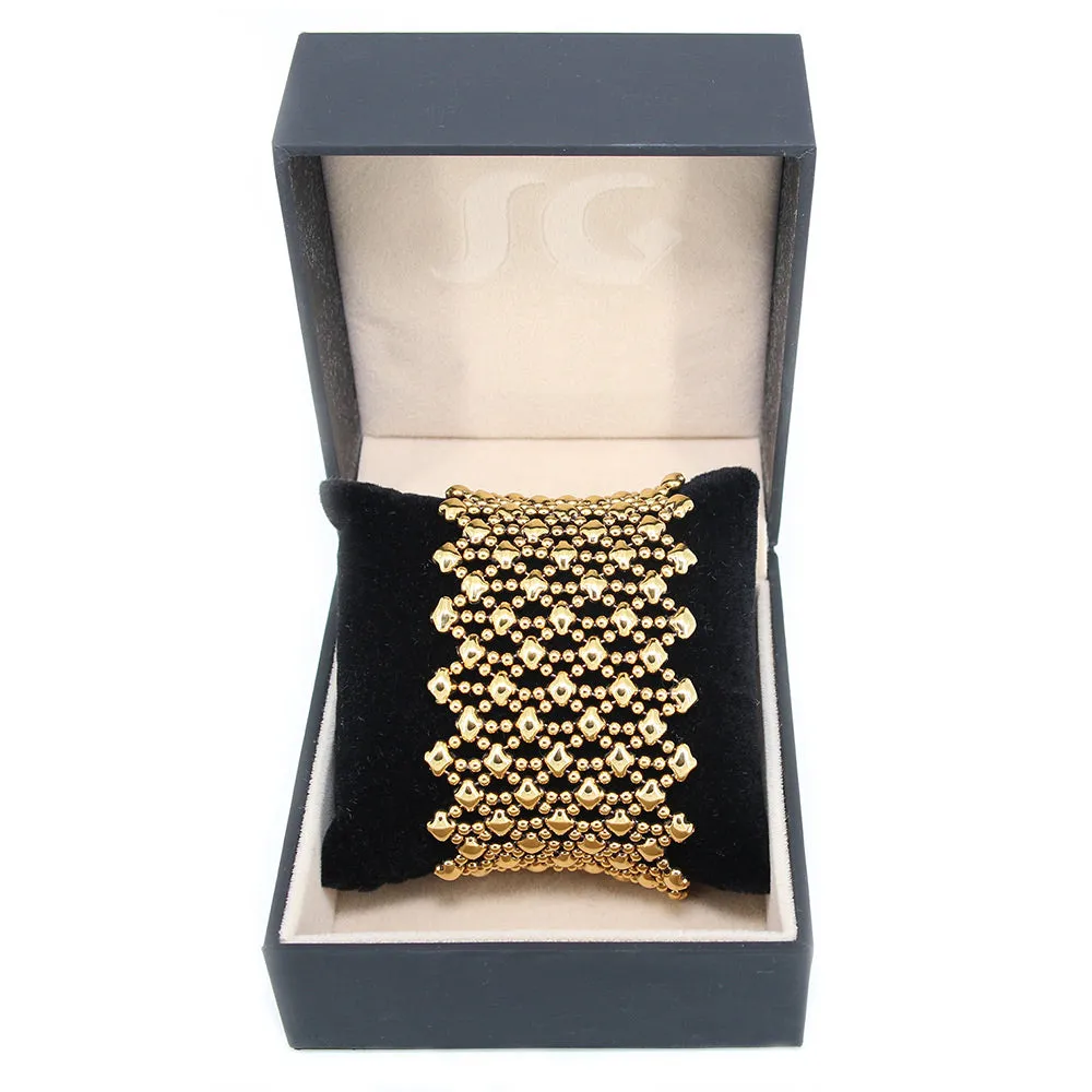 SG Liquid Metal B79-AG Antique Gold 24K Bracelet by Sergio Gutierrez