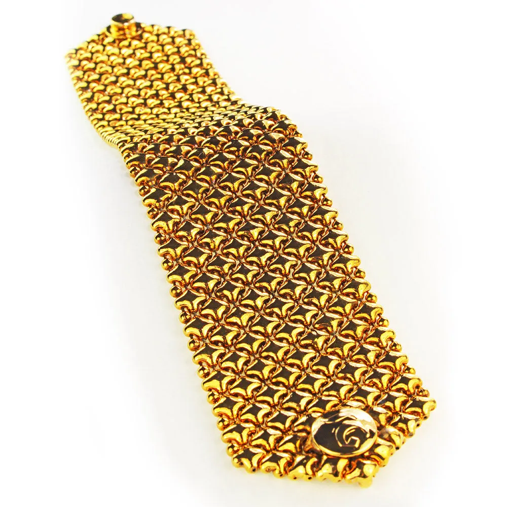 SG Liquid Metal B8 ?C AG Antique Gold Finish Bracelet by Sergio Gutierrez