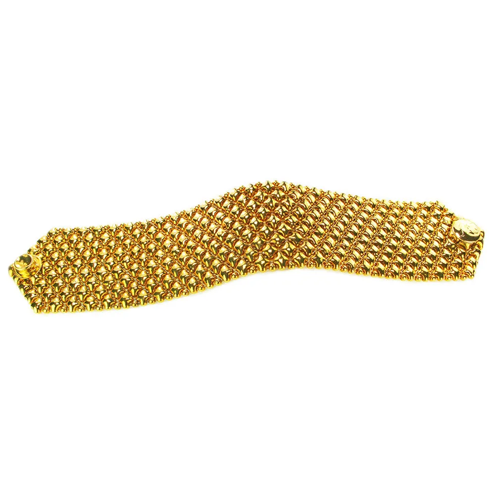 SG Liquid Metal B8 ?C AG Antique Gold Finish Bracelet by Sergio Gutierrez