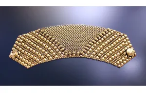 SG Liquid Metal Chainmail CMB6-AG (Antique Gold Bracelet) by Sergio Gutierrez