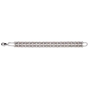 SG Liquid Metal MINI A-N Chrome Finish Bracelet by Sergio Gutierrez