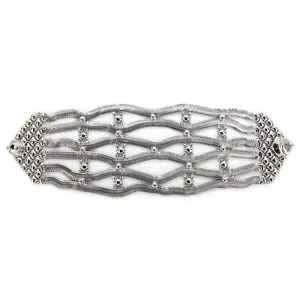 SG Liquid Metal SNB4-AS (Antique Silver Finish) Bracelet by Sergio Gutierrez