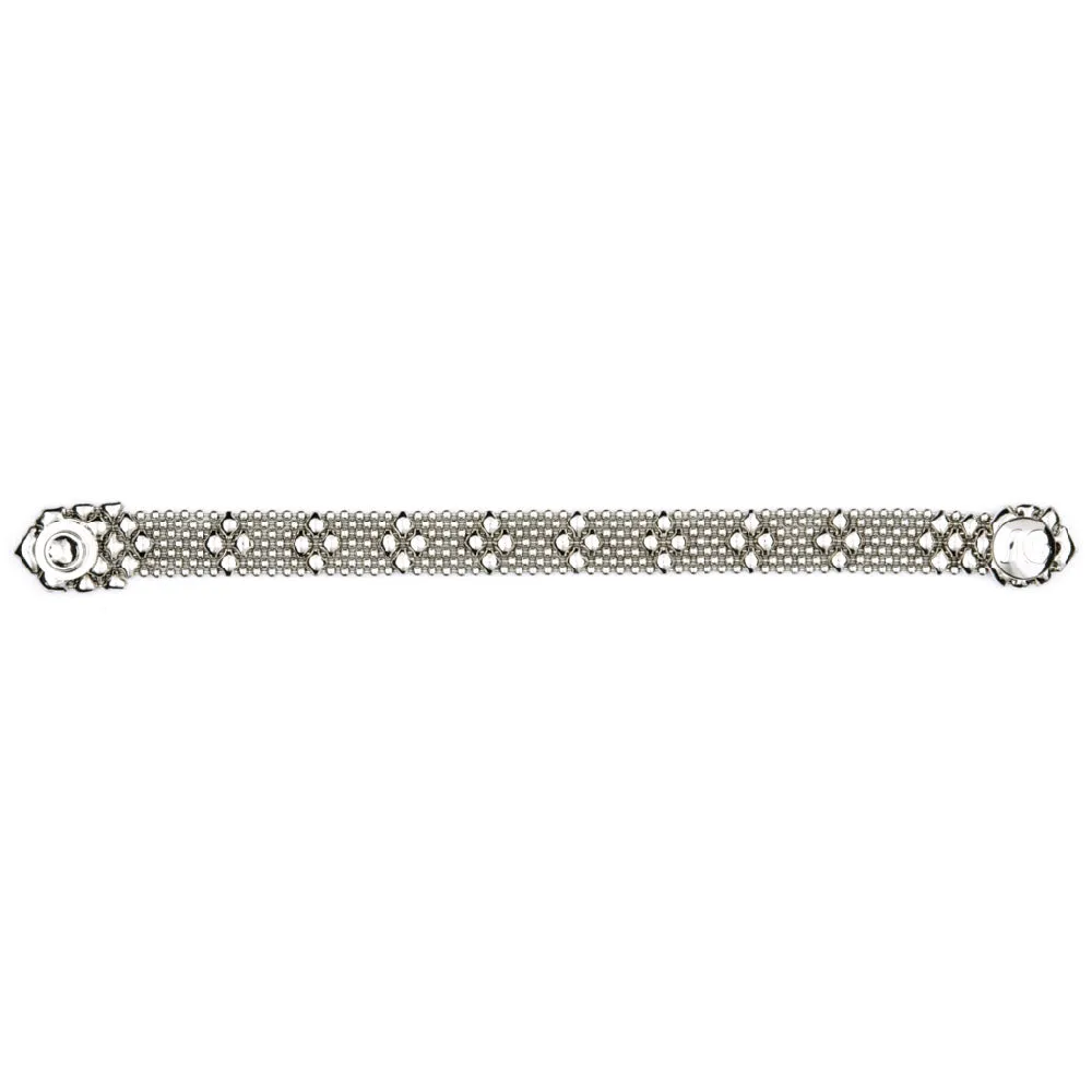 SG Liquid Metal TB35-AS (Antique Silver Finish) Bracelet by Sergio Gutierrez