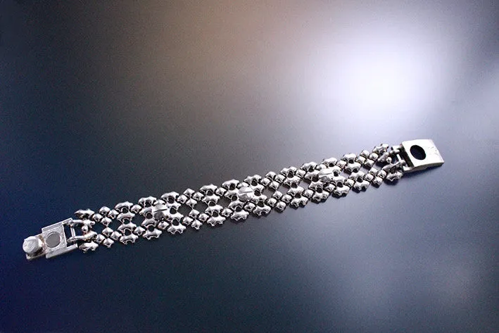 SG Liquid Metal TB41 AS ?C Antique Silver Finish ?C Bracelet by Sergio Gutierrez