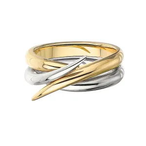 Shaun Leane Interlocking 18ct Yellow and White Gold Ring Set