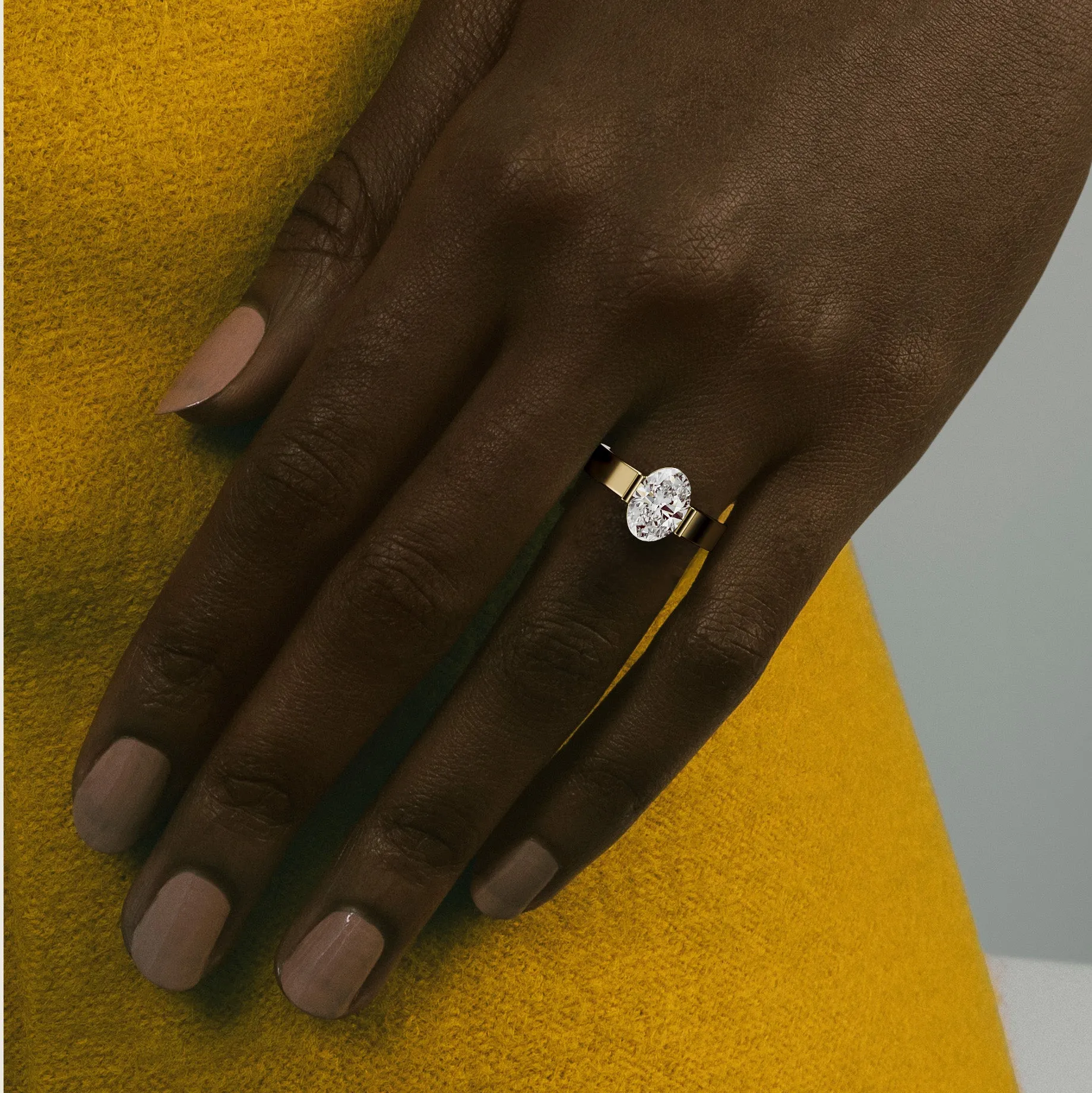 Silva Ring with 2.01ct Natural Diamond in Gold