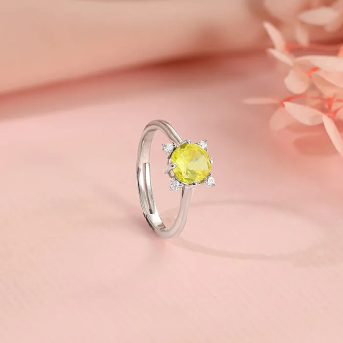 Silver Brightest Sparkle Ring