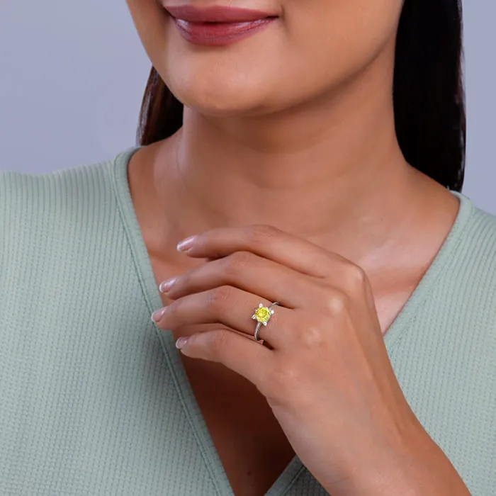 Silver Brightest Sparkle Ring