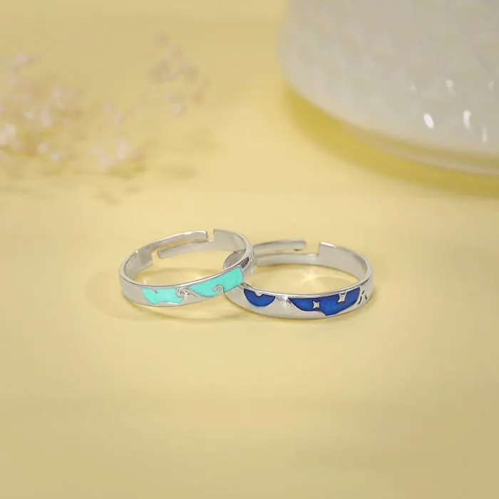Silver Ecstasy Couple Bands