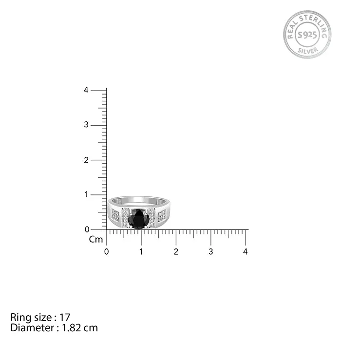 Silver Gentle Harmony Ring For Him