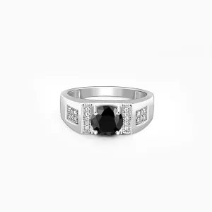 Silver Gentle Harmony Ring For Him
