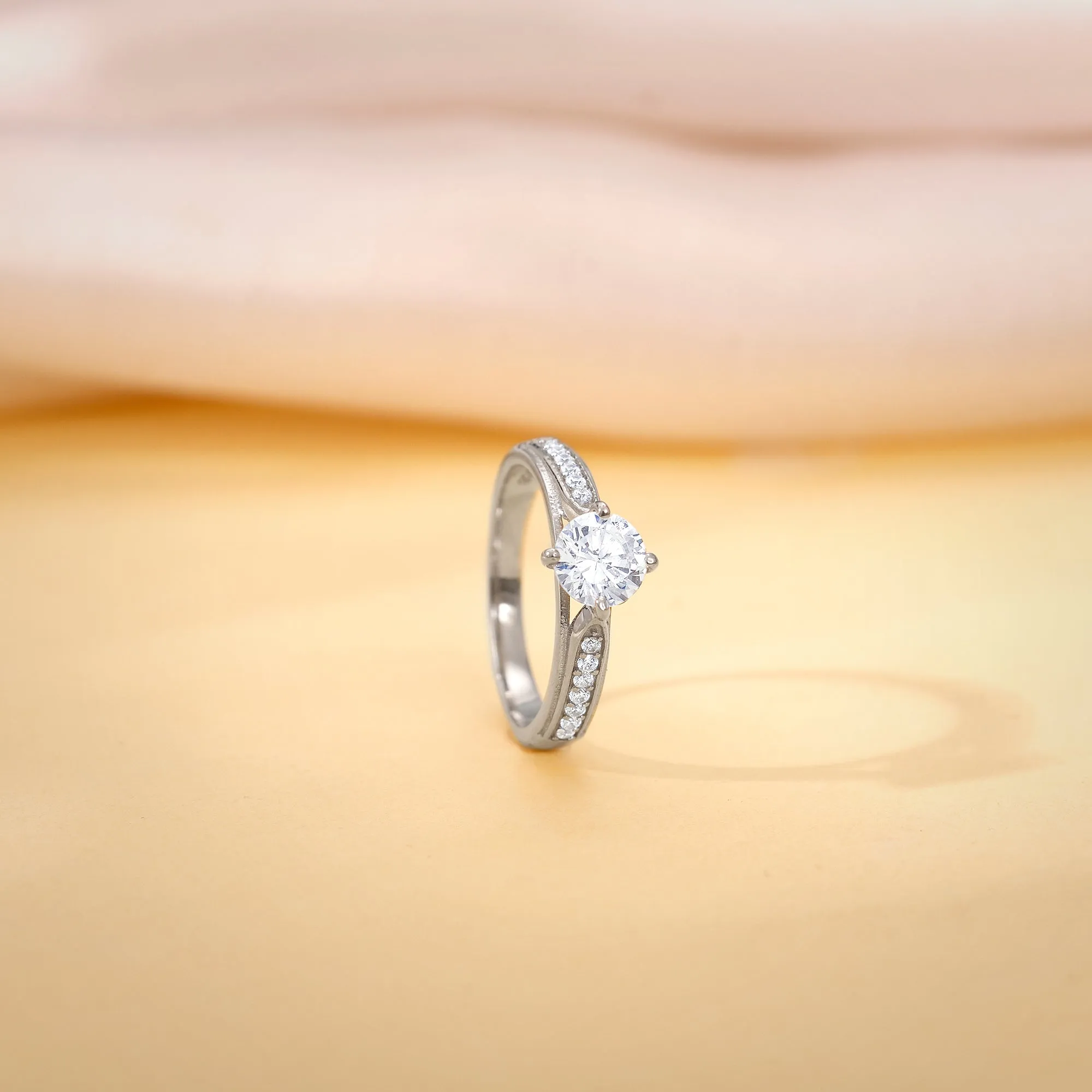 Silver Love Me More Ring