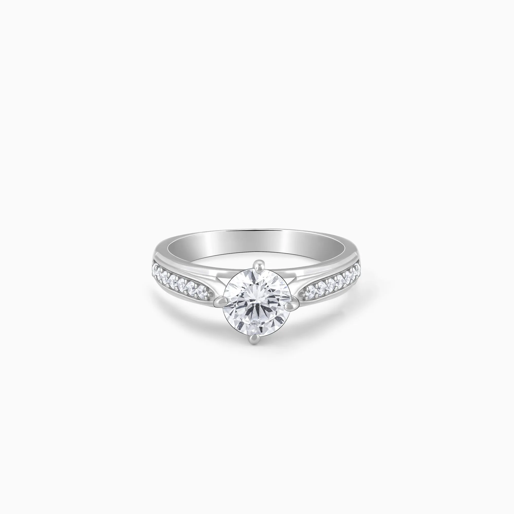 Silver Love Me More Ring