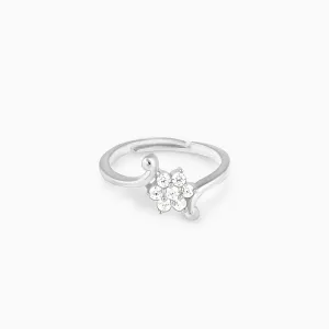 Silver Snowflake Ring