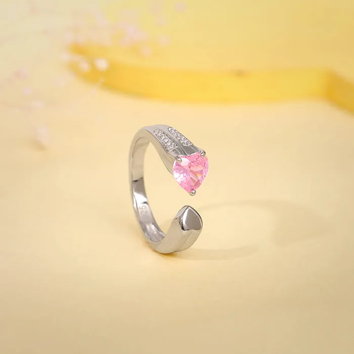 Silver Special Love Ring