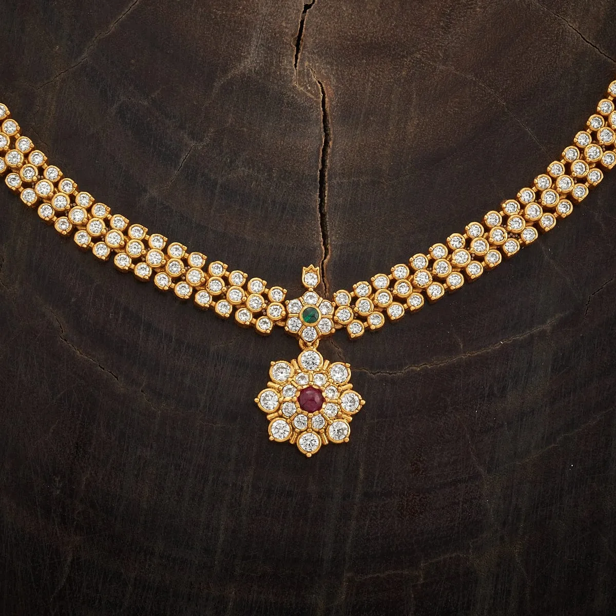 Silver Temple Necklace 161623