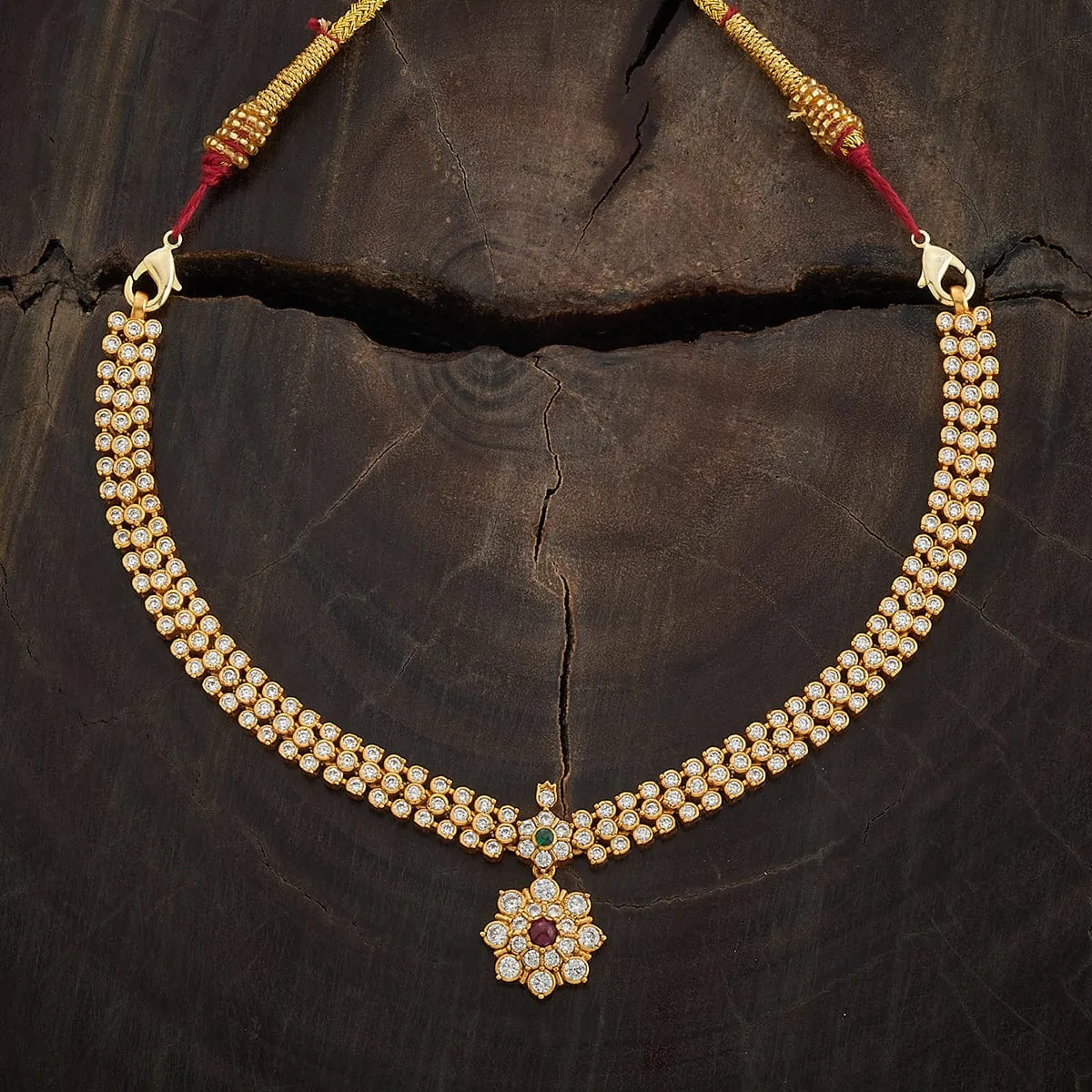Silver Temple Necklace 161623