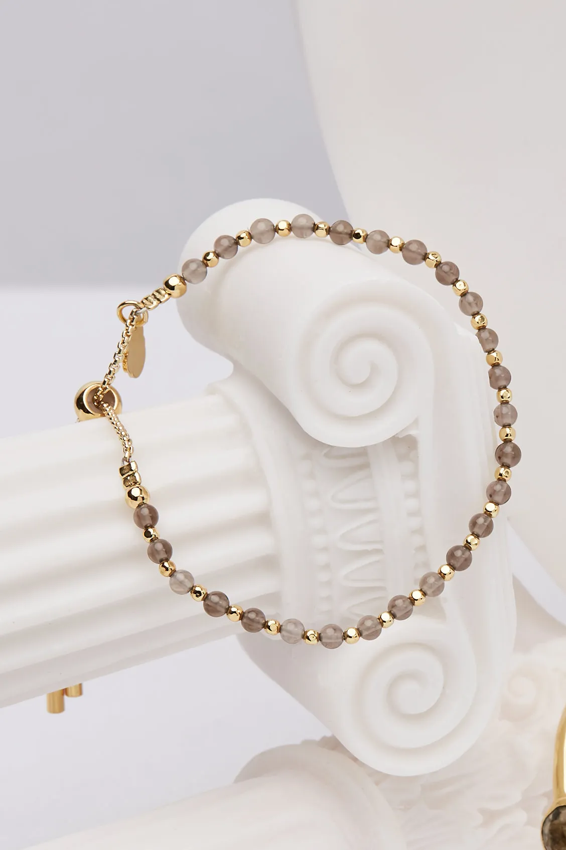 Smoky Quartz Gemstone Amelia Bracelet