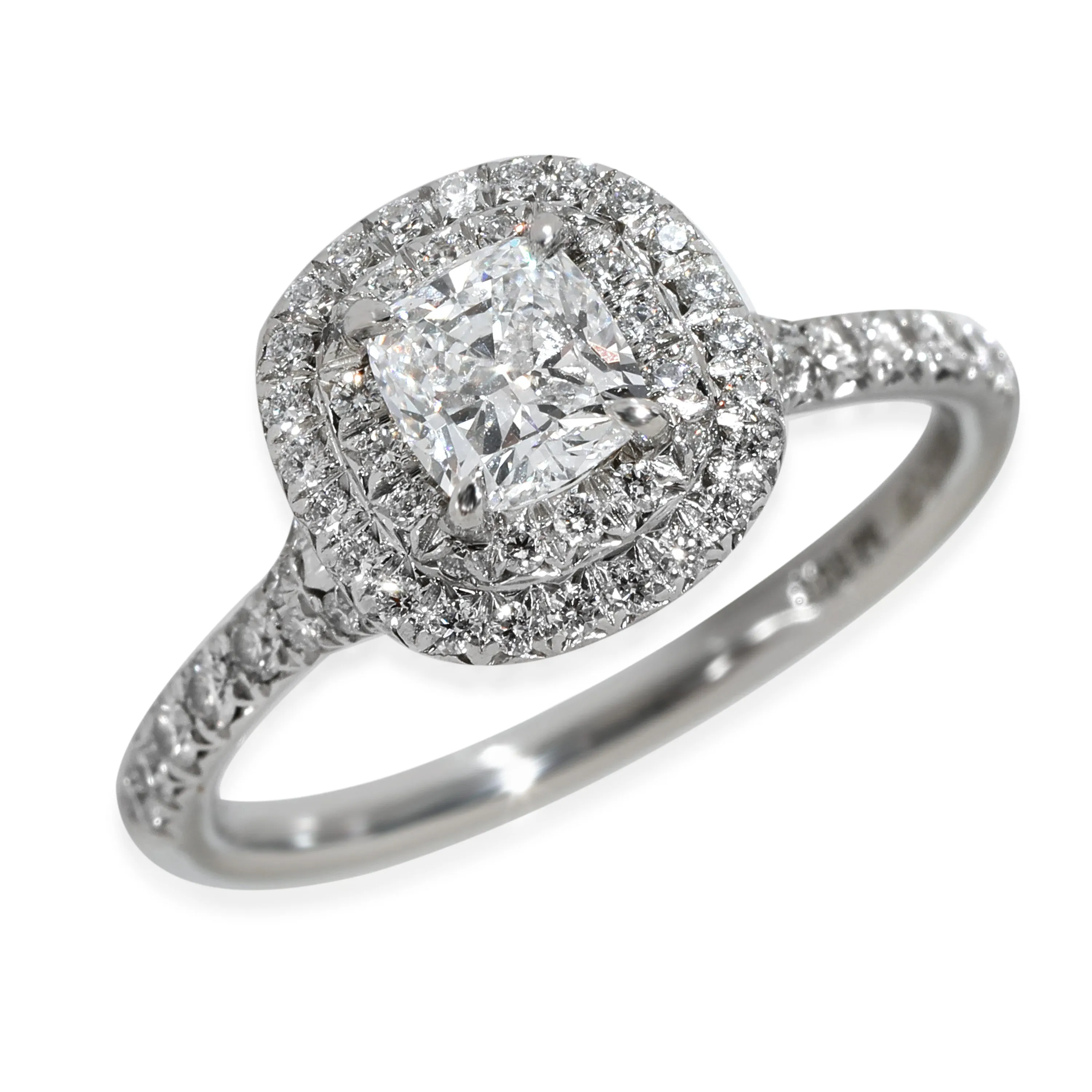 Soleste Diamond Engagement Ring in Platinum E VS1 0.85 CT