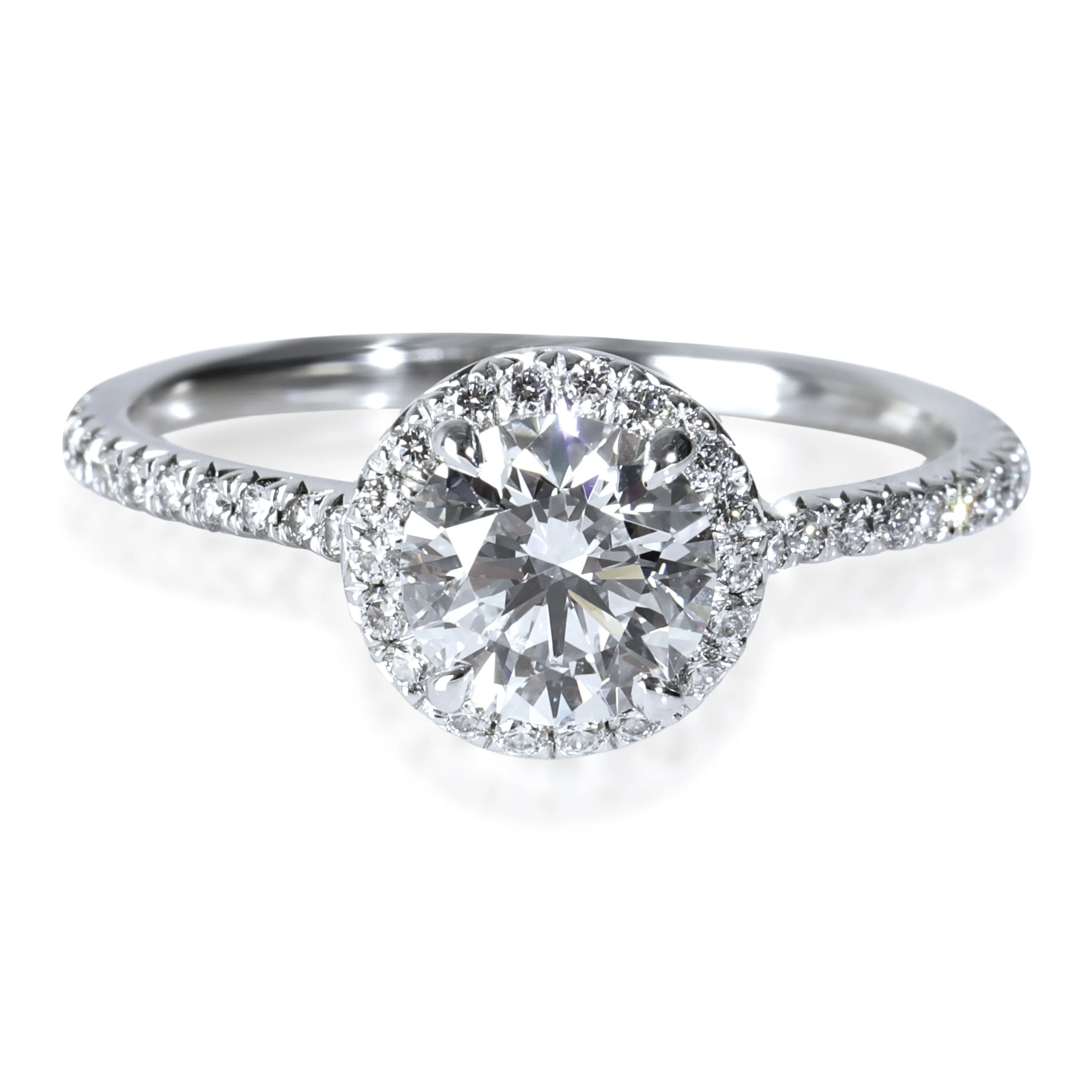 Soleste Engagement Ring in  Platinum D IF 1.15 CTW
