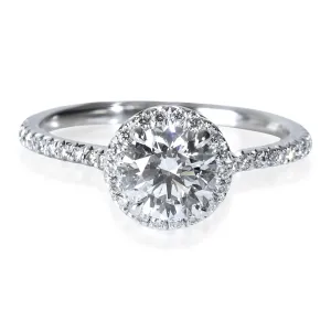 Soleste Engagement Ring in  Platinum D IF 1.15 CTW