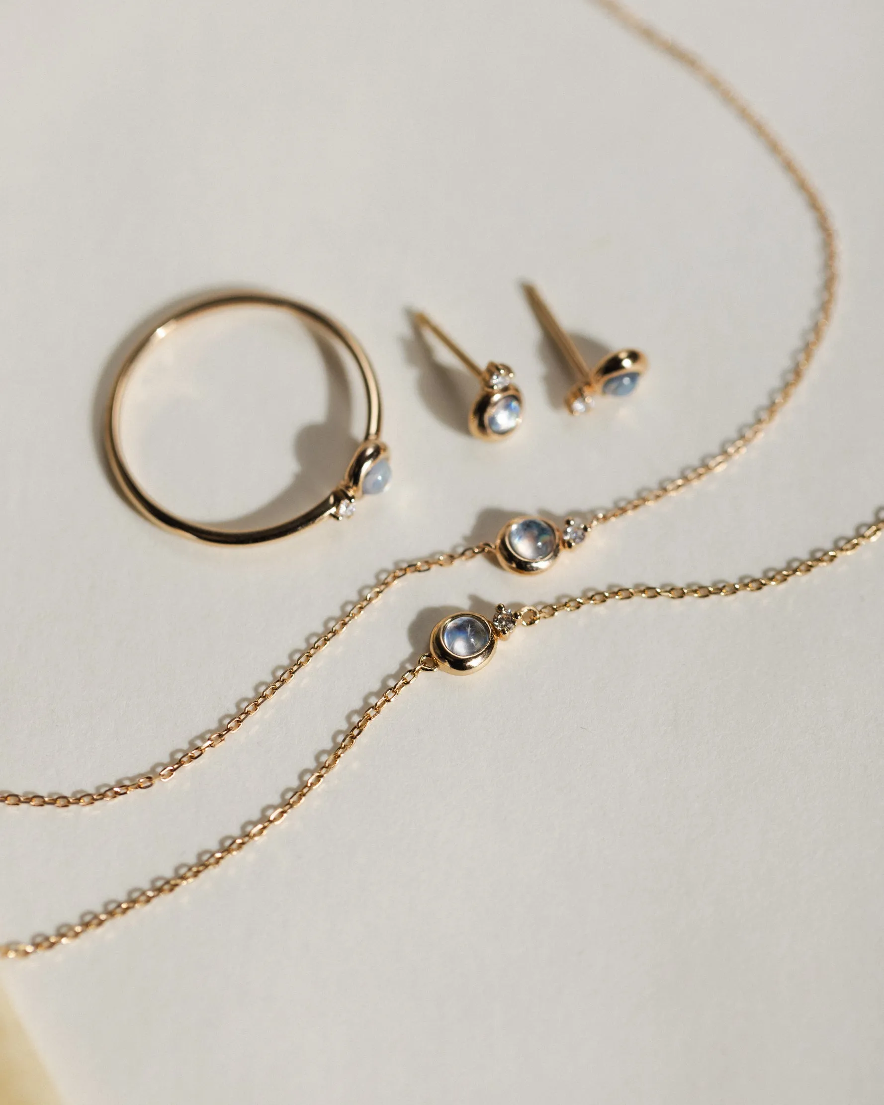 Solid Gold Moonstruck Necklace