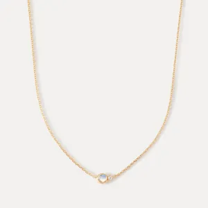 Solid Gold Moonstruck Necklace