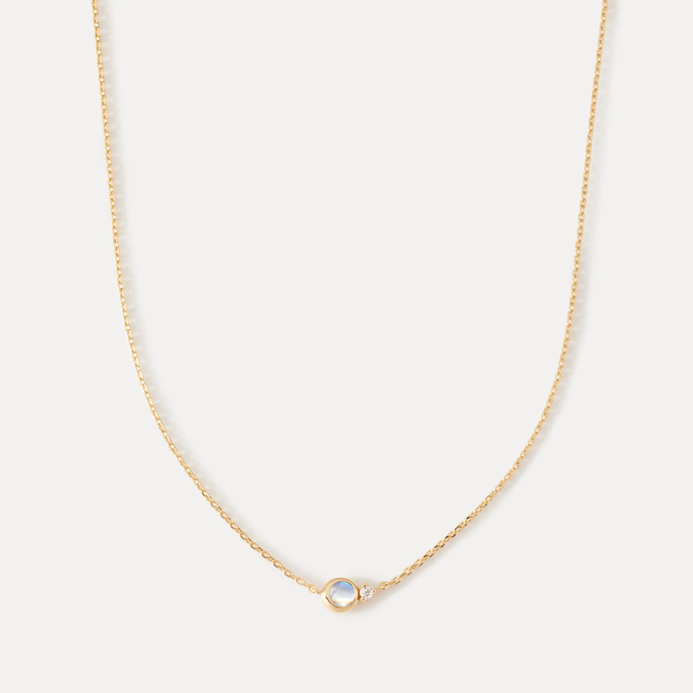 Solid Gold Moonstruck Necklace