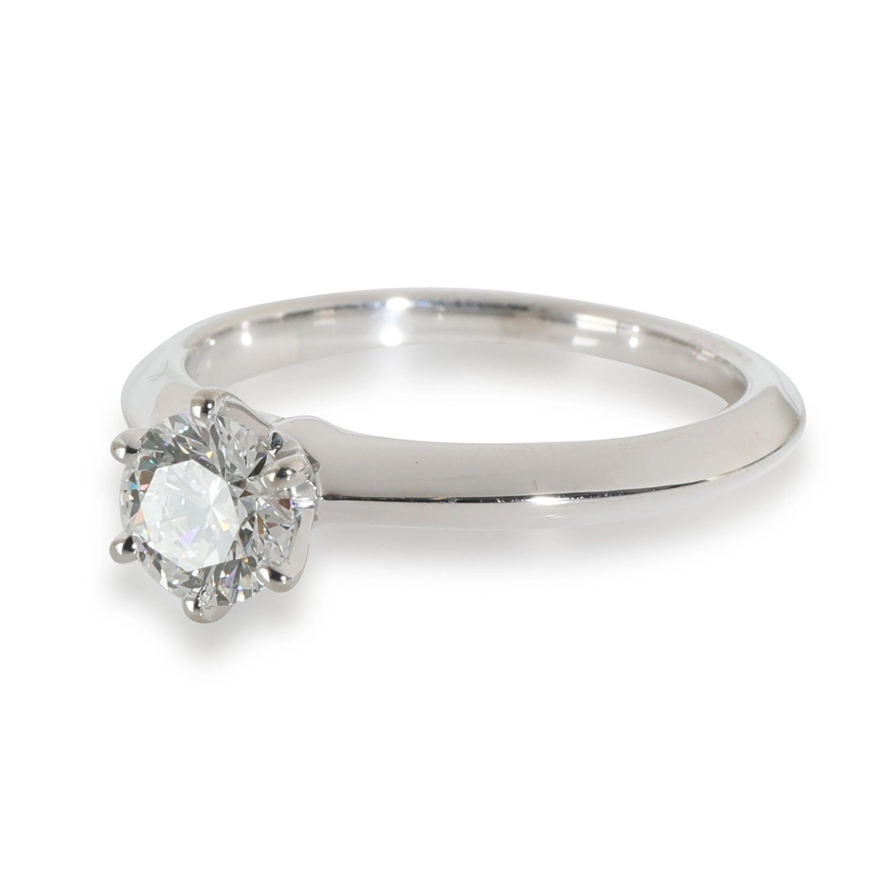 Solitaire Engagement Ring in Platinum F VVS2 0.53 CTW