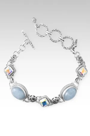 Song of Angels Bracelet? in Aquamarine & Mercury Mist? Mystic Topaz