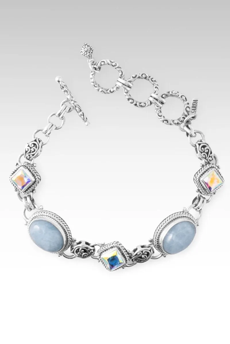 Song of Angels Bracelet? in Aquamarine & Mercury Mist? Mystic Topaz