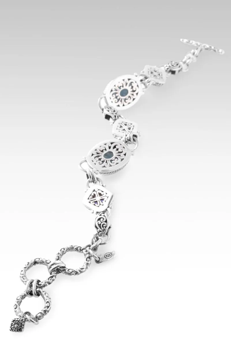 Song of Angels Bracelet? in Aquamarine & Mercury Mist? Mystic Topaz