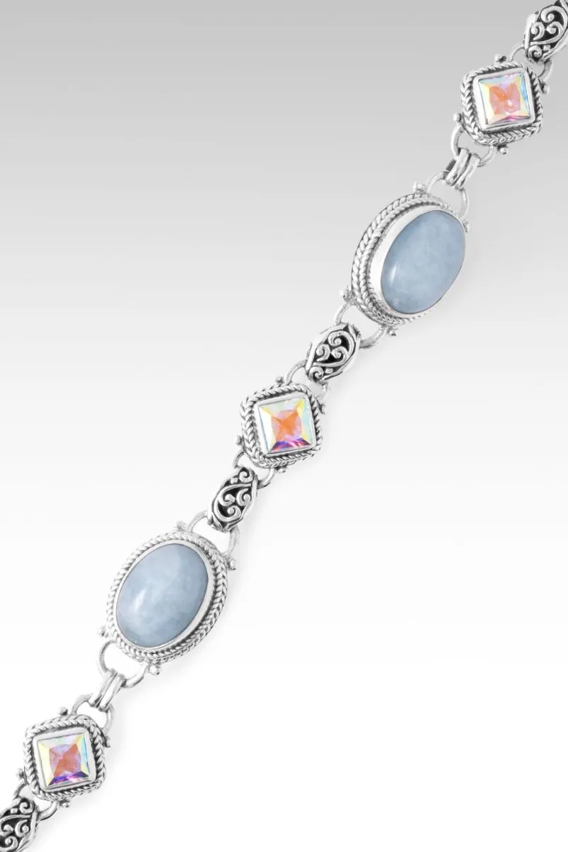 Song of Angels Bracelet? in Aquamarine & Mercury Mist? Mystic Topaz