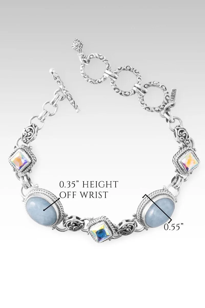 Song of Angels Bracelet? in Aquamarine & Mercury Mist? Mystic Topaz