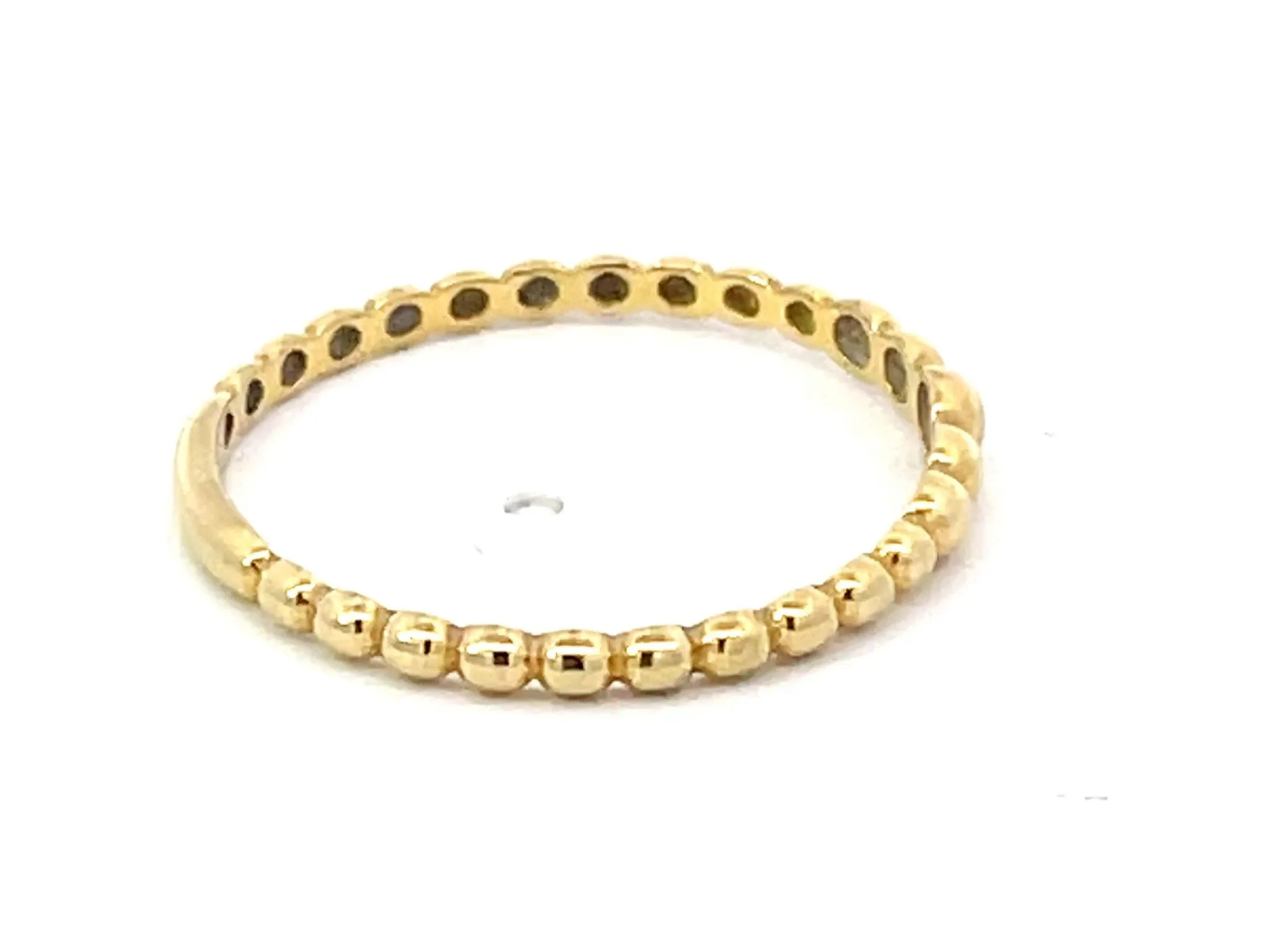 Stackable Bubble Ring in 18k Yellow Gold