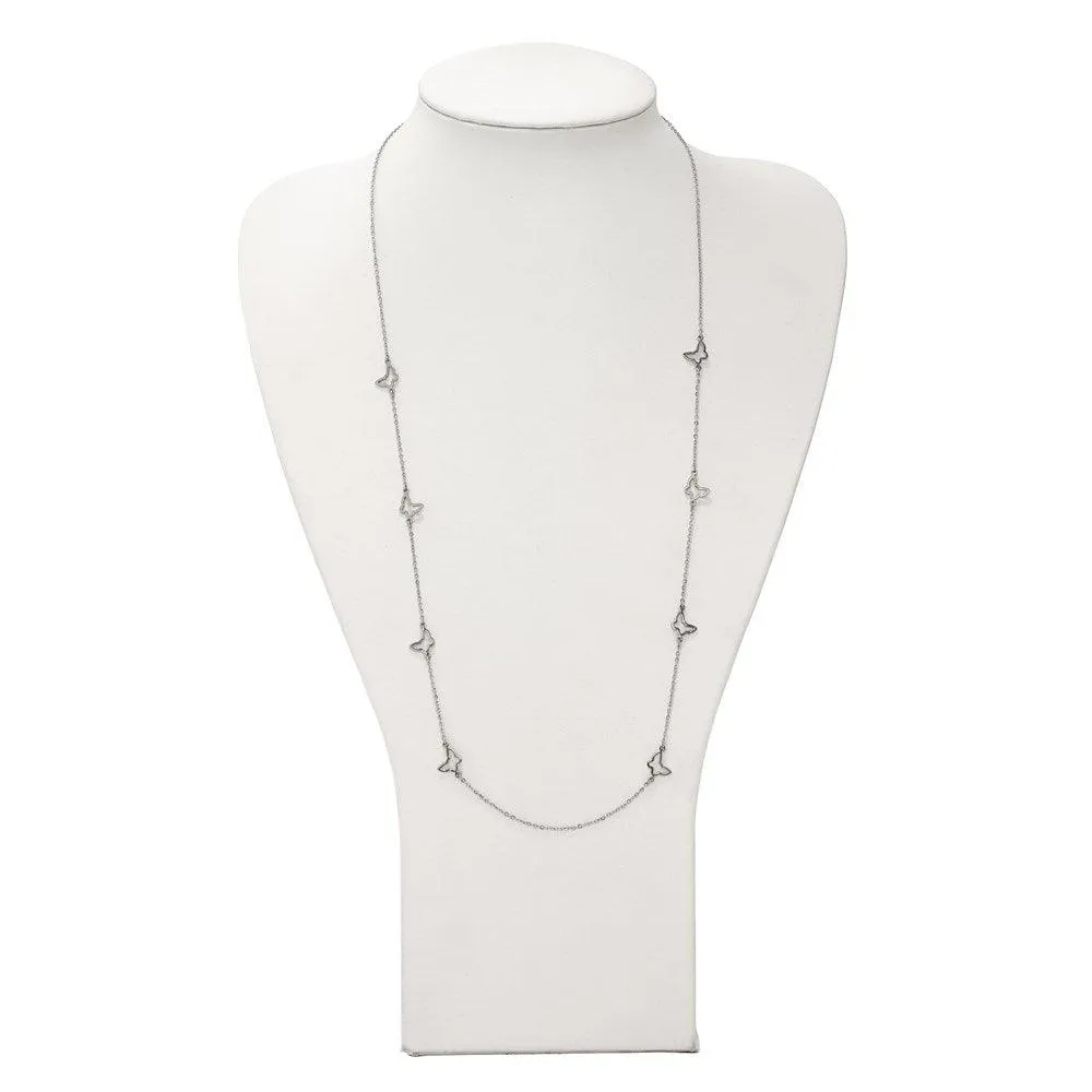 Stainless Steel Butterfly Necklace